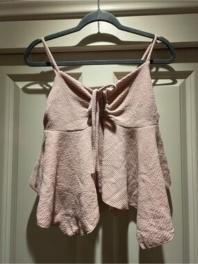 NWT Blush Tie-Front Knit Camisole